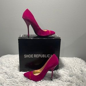 - Shoe Republic La high heel pink size 6